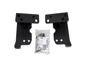 Chevrolet Colorado Skid Plate Brackets - Go Rhino - RC4 & RC3 LR - Textured Black - `15-`22